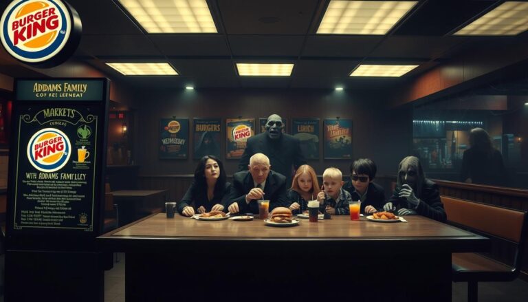 burger king addams family menu
