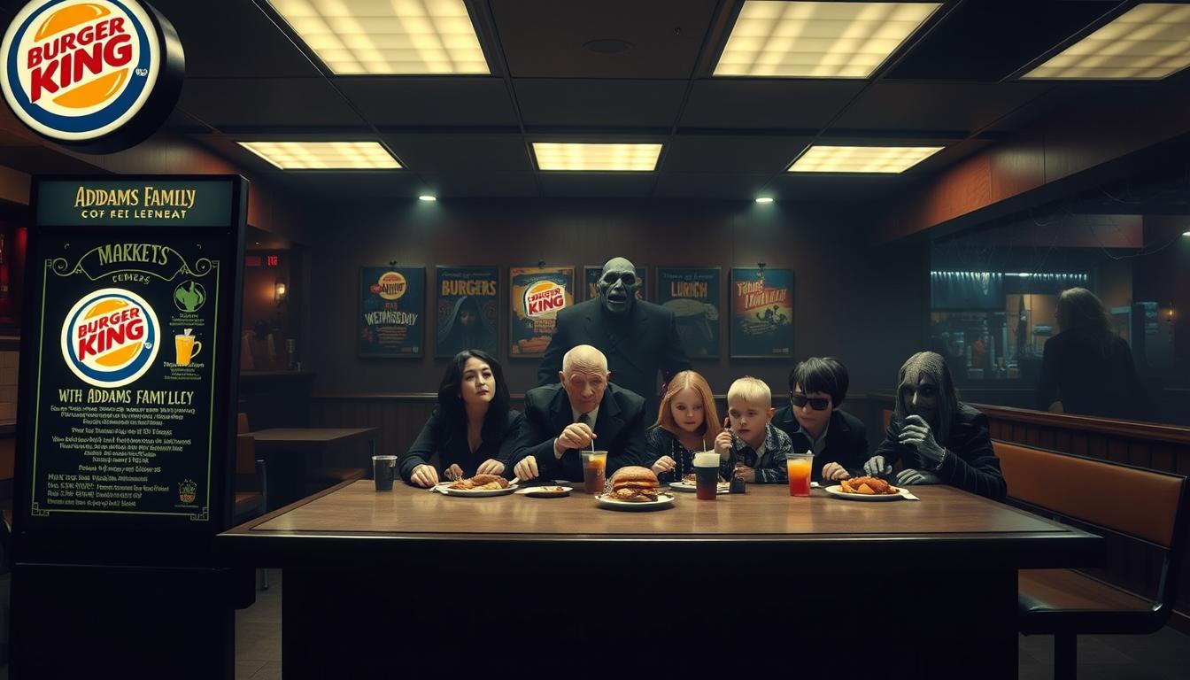 burger king addams family menu