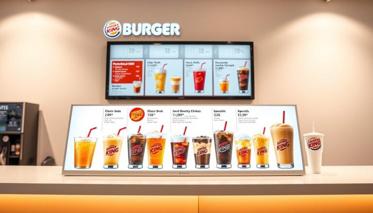 burger king beverage menu