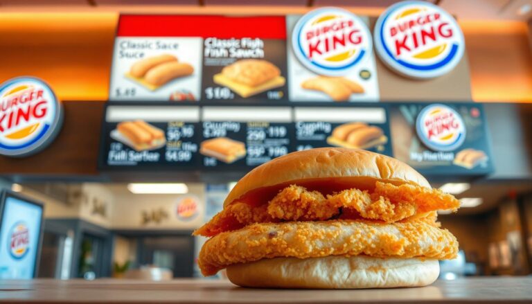 burger king fish sandwich menu