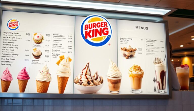 burger king ice cream menu