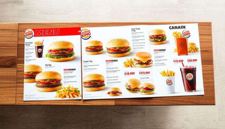 burger king menu canada