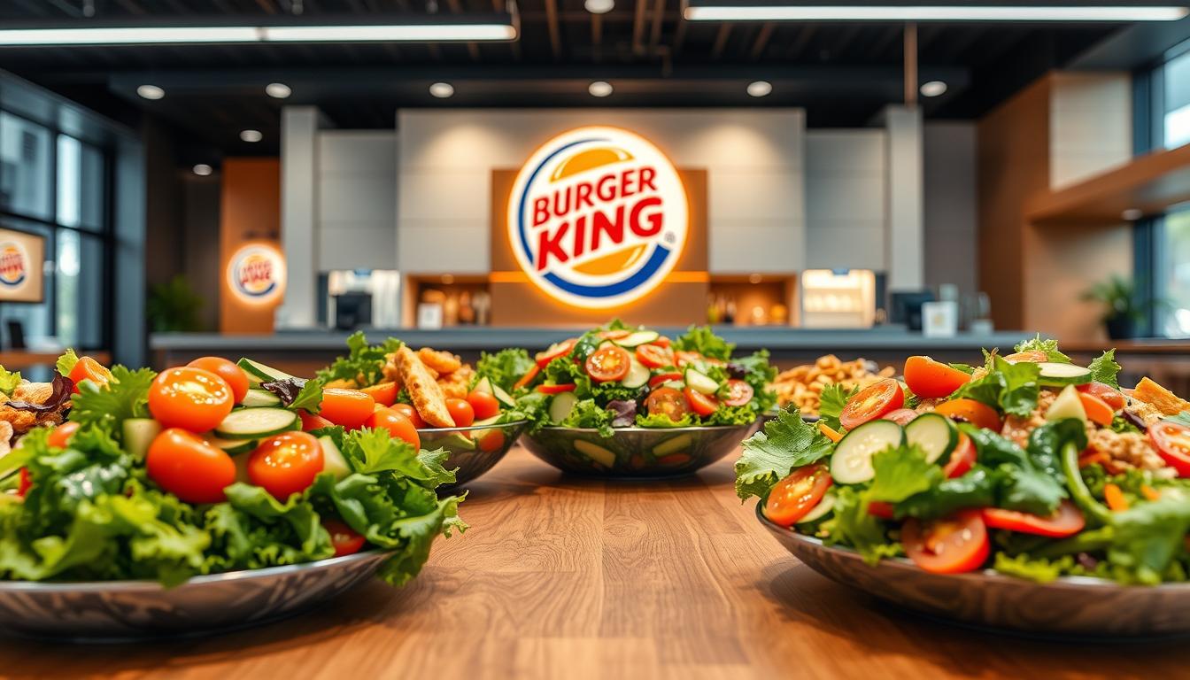 burger king salad menu