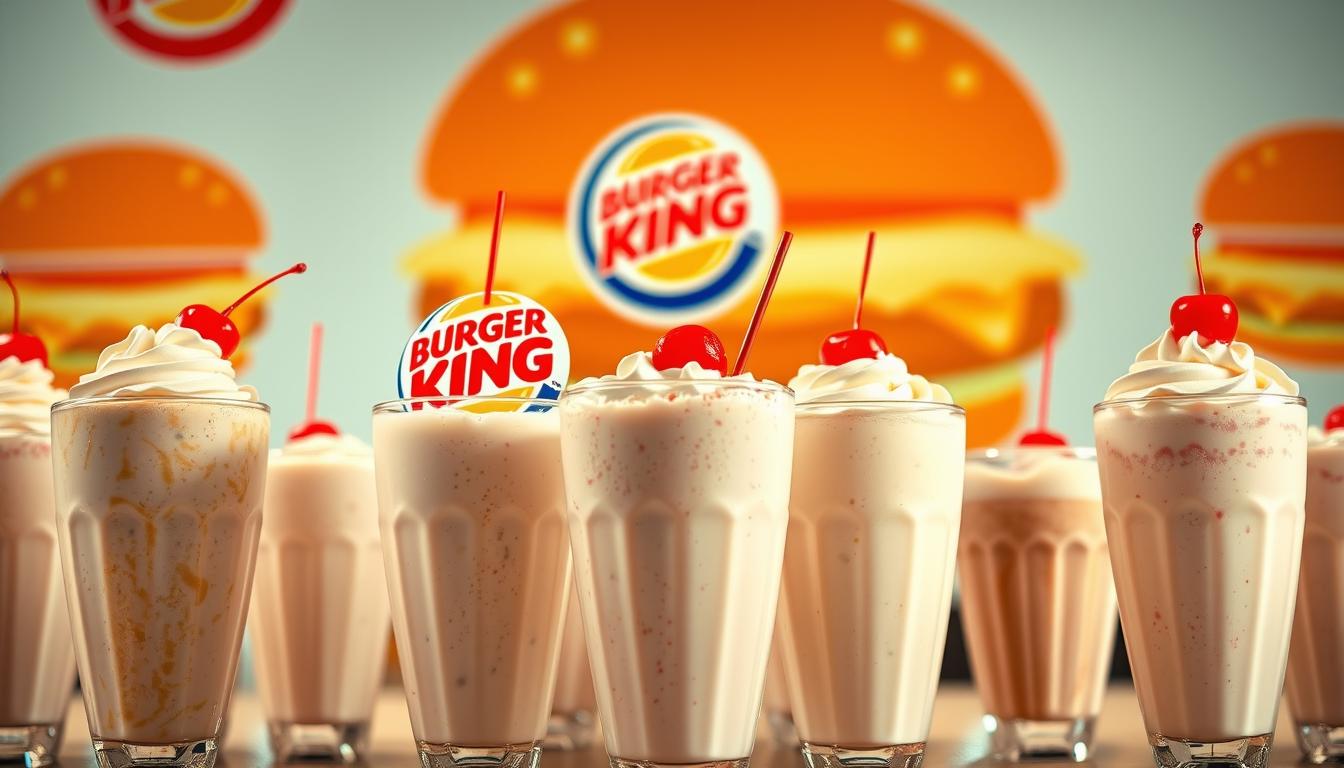 burger king shakes menu